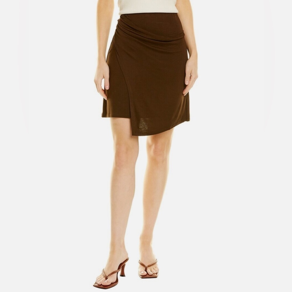 Vince Gathered Skirt in Vine Size Small